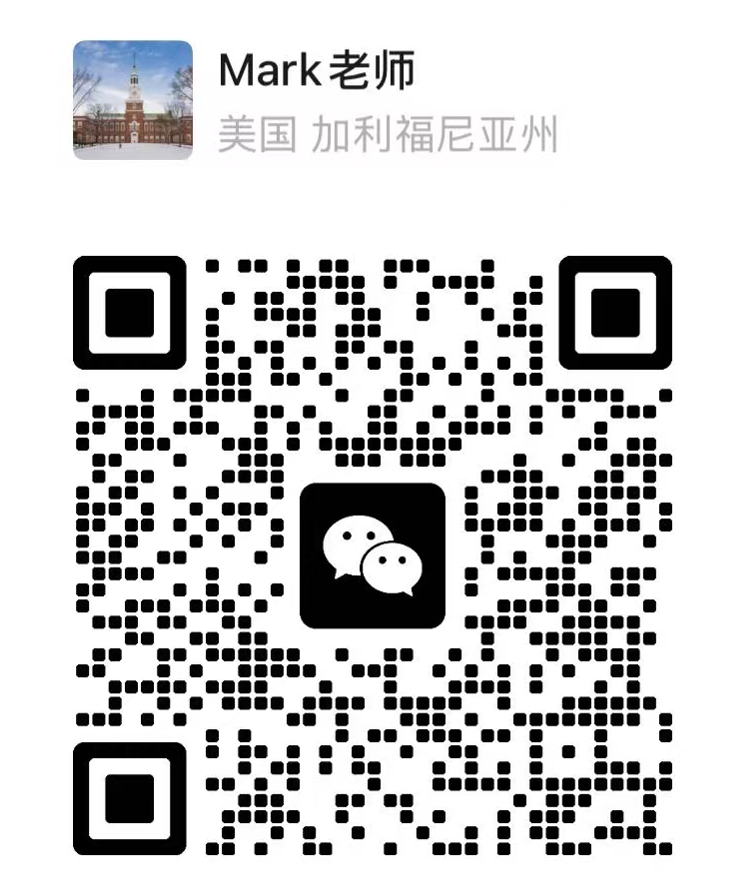 Mark老师微信二维码